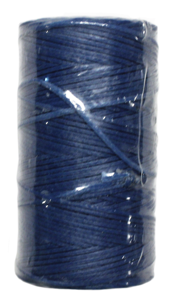 Нитка універсальна плоска вощена для ручного шиття підошви, взуття, шкіри Coats 1,0мм 100м. Блакитний 7, фото 1