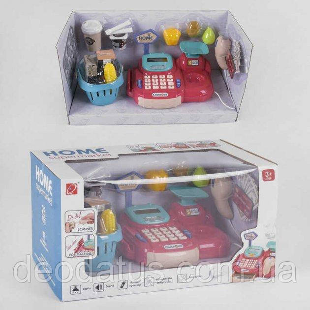 Игровой набор Кассовый аппарат с корзиной, со звуком и светом в коробке 668-71 - фото 2 - id-p1429209330