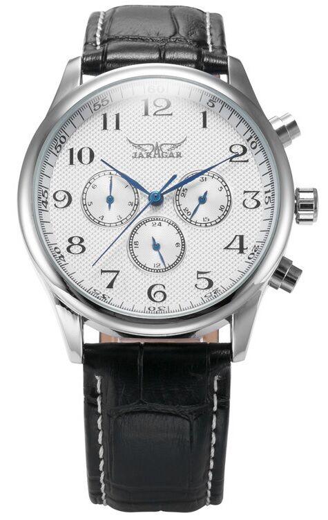 Чоловічий годинник Jaragar Elite White