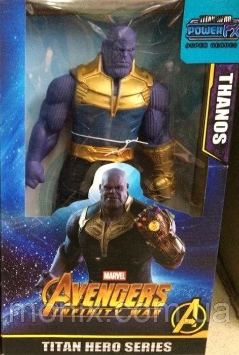 Фигурка AVENGERS супергерой Мстители Марвел Супергерой танос THANOS світло 30 см