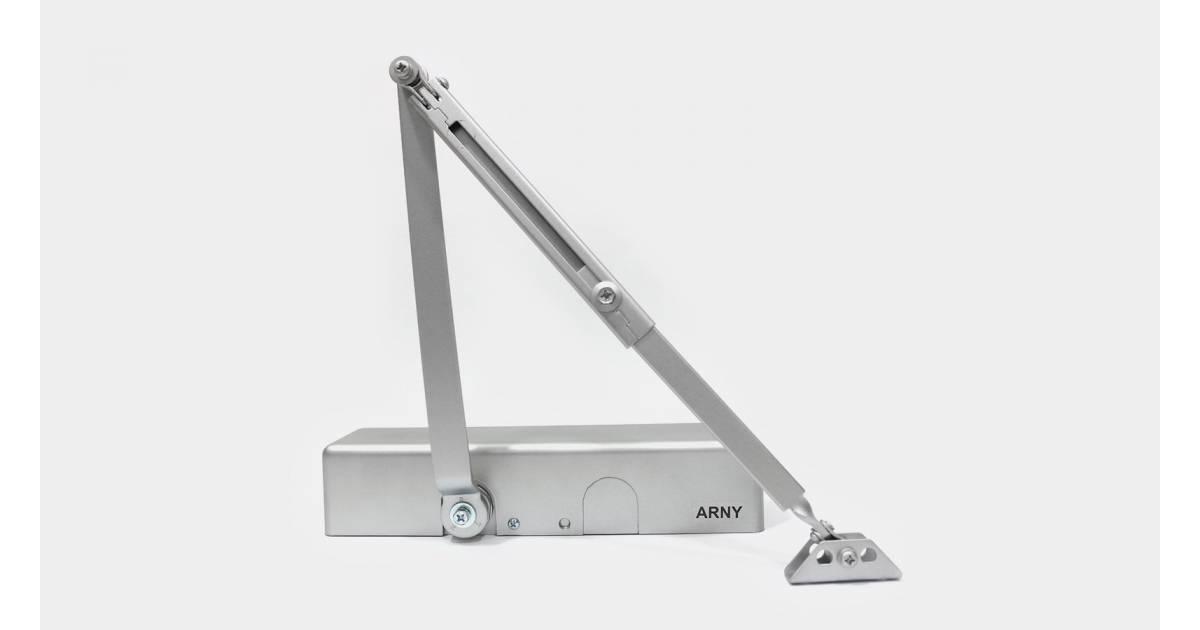 Дотягувач дверей ARNY F-1900-16 silver
