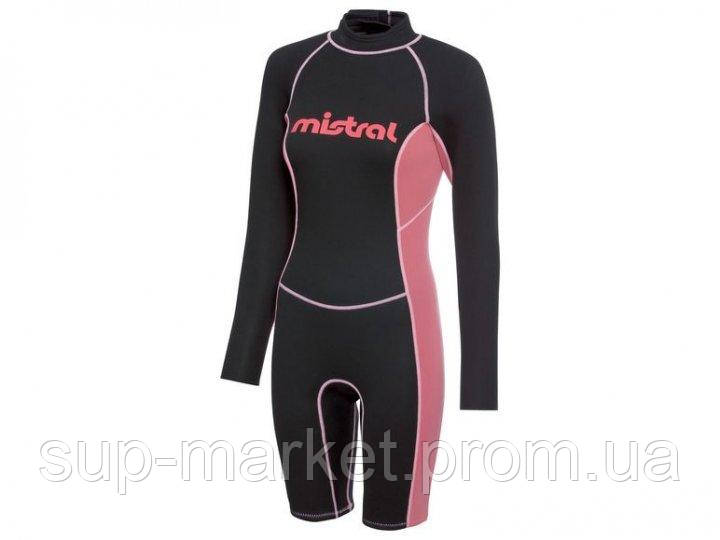 Гидрокостюм женский Мistral Wetsuit, Black-Purple, S - фото 1 - id-p1458380866