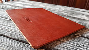 Килимок для мишки шкіряний , шкіра ремінна , 4мм коньяк Babich