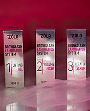 ZOLA Набір для ламінування брів та вій Brow & Lash Lamination System