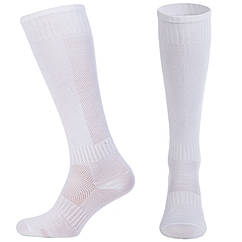 Гетри футбольні чоловічі Zelart Pro Action 600 розмір 40-45 White