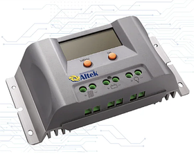 Контролер заряду ALTEK P-20А/24V-USB/LCD з дисплеєм і USB сонячний зарядний пристрій 20 А