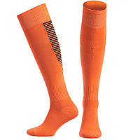 Гетры футбольные мужские Zelart Pro Action 512 размер 40-45 Orange-Black