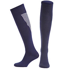 Гетри футбольні чоловічі Zelart Pro Action 512 розмір 40-45 Dark Blue-White