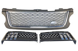 Решітка радіатора + зябра (комплект) Range Rover L322 2010-2012 OBERON/TITAN GP LB-VG10-005