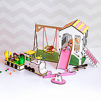 "Детская площадка New" набор кукольной мебели NestWood для LOL
