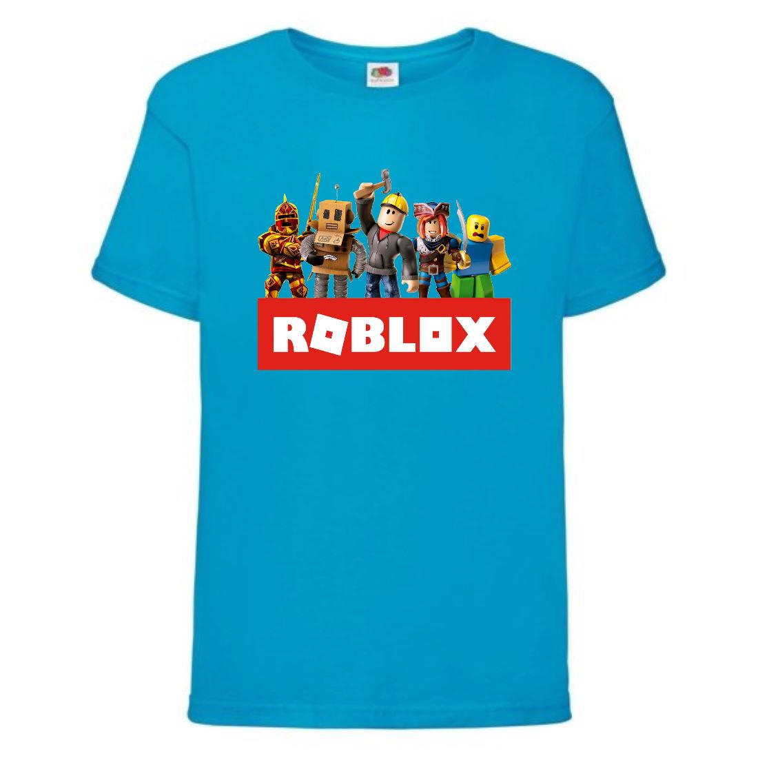 Футболка детская Роблокс Roblox (RB-02) синяя (ID#1458436770), цена ...