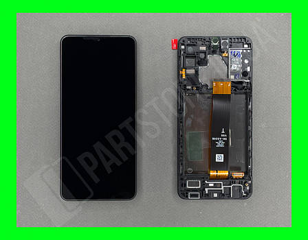 Дисплей Samsung A326 Black A32 5G 2021 (GH82-25121A) сервісний оригінал у складі з рамкою, фото 2