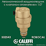 Повітровідвідник автоматичний Caleffi ROBOCAL вертикальний 1/2" (502640), фото 4