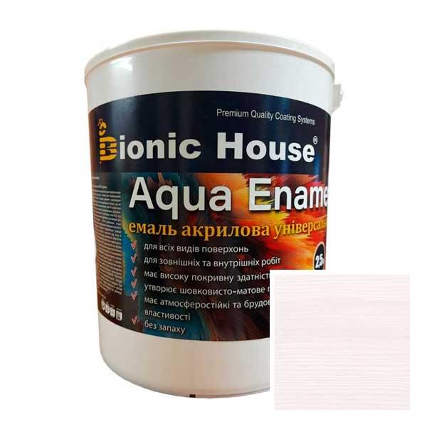 Фарба-емаль для дерева Bionic-House Aqua Enamel 2,5 л Арктик