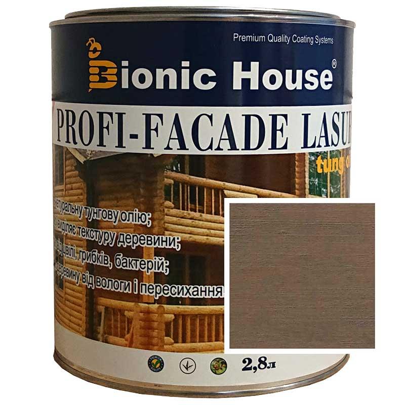 Фарба для дерева PROFI-FACADE LASUR tung oil 2,8 л Умбра