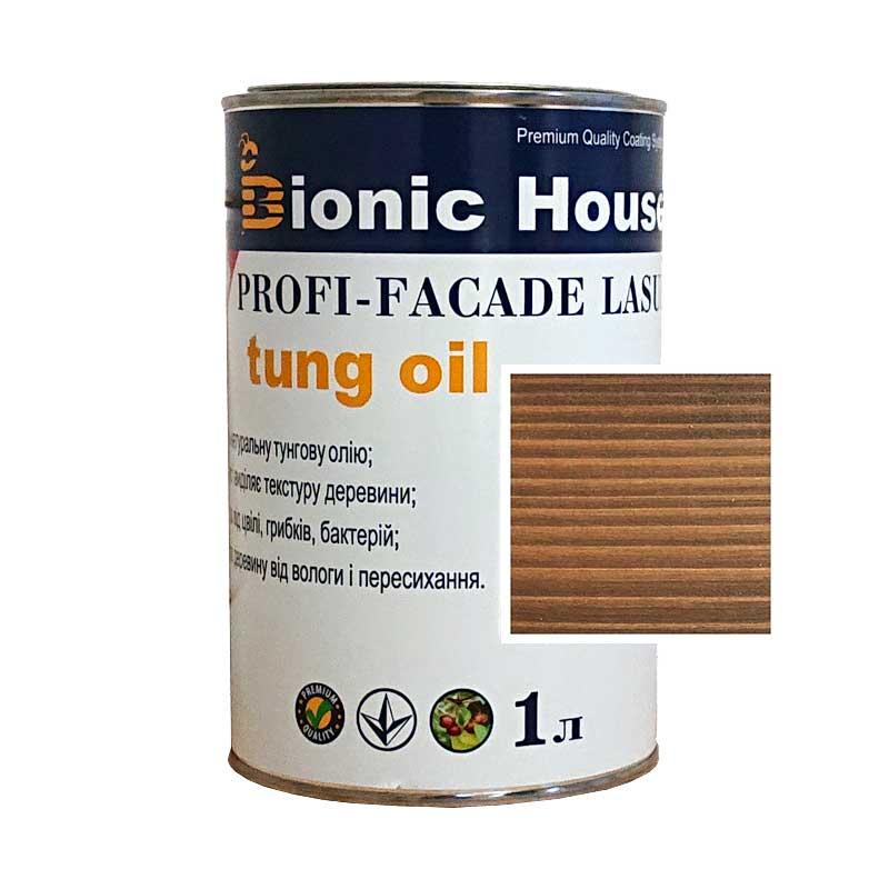 Фарба для дерева PROFI-FACADE LASUR tung oil 1 л Кедр