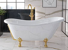 Ванна окремо стоїть VICTORIA Вікторія 160х75х63 см BESCO PMD AMBITION, фото 4