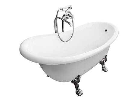 Ванна окремо стоїть VICTORIA Вікторія 160х75х63 см BESCO PMD AMBITION, фото 1