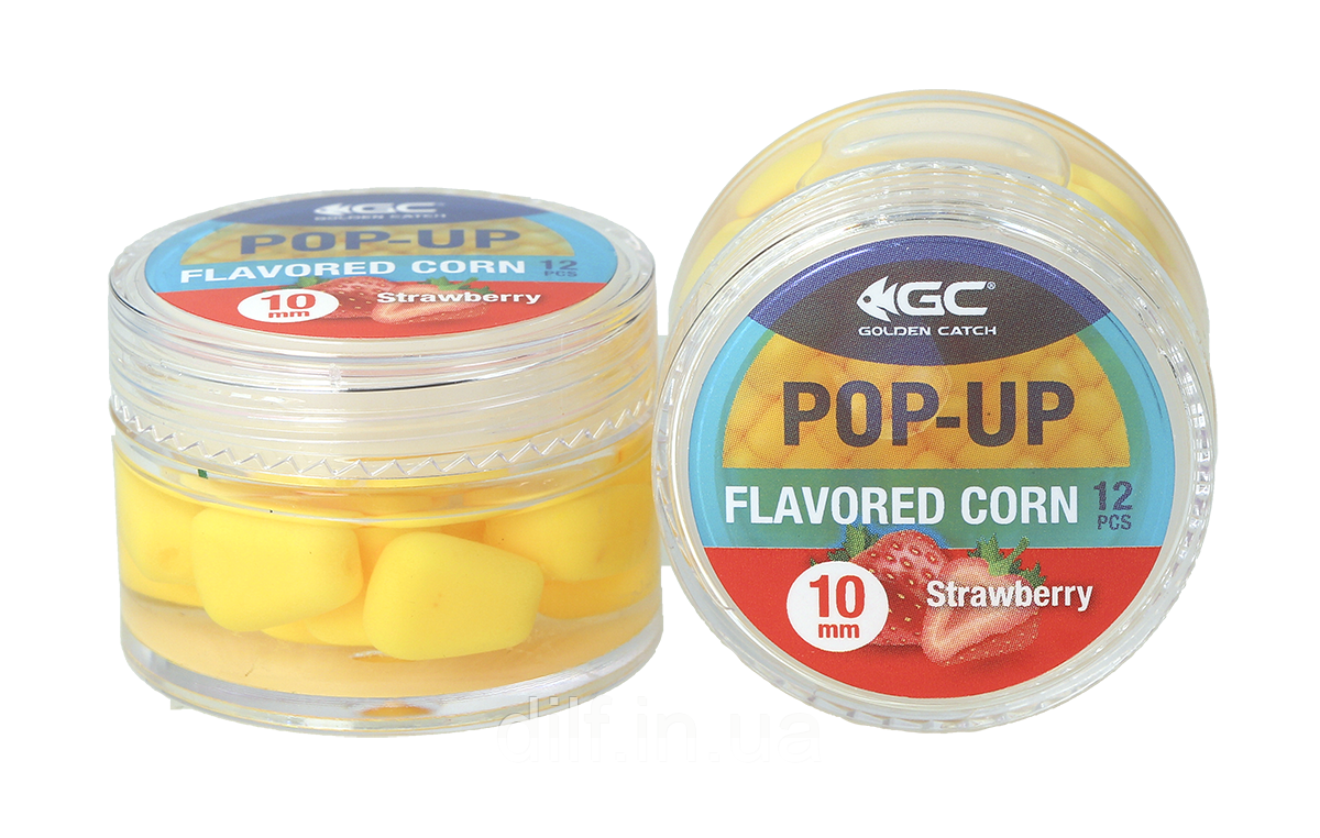 Кукурудза в діпі GC Pop-Up Flavoredd 8мм(12шт)Strawberry, фото 1