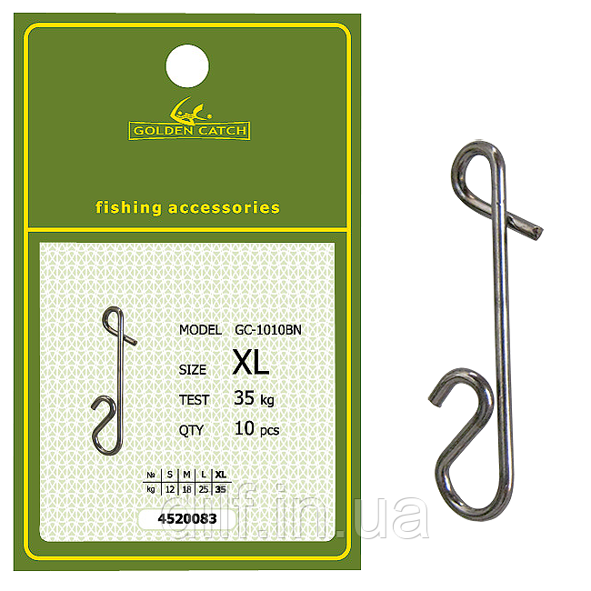 Застібка GC безвузлова 1010BN NoXL, фото 1