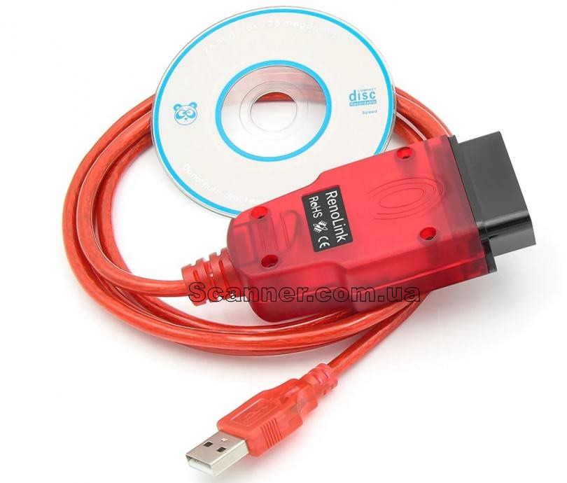 Програматор Renolink 2.11 (OBDlink SX - видалення краш-дати, сервісний інструмент)