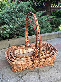 Набір корзин подарунковий з лози.