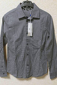 Темно-синяя рубашка для мальчика , 8-15 лет