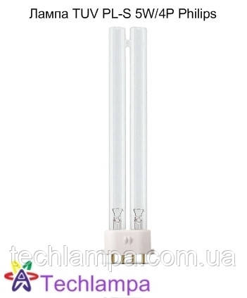 Лампа бактерицидна TUV PL-S 9W/4P Philips