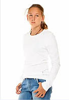 Футболка з довгим рукавом (лонгслів) біла для дівчини 176 см Tom Tailor (Німеччина)