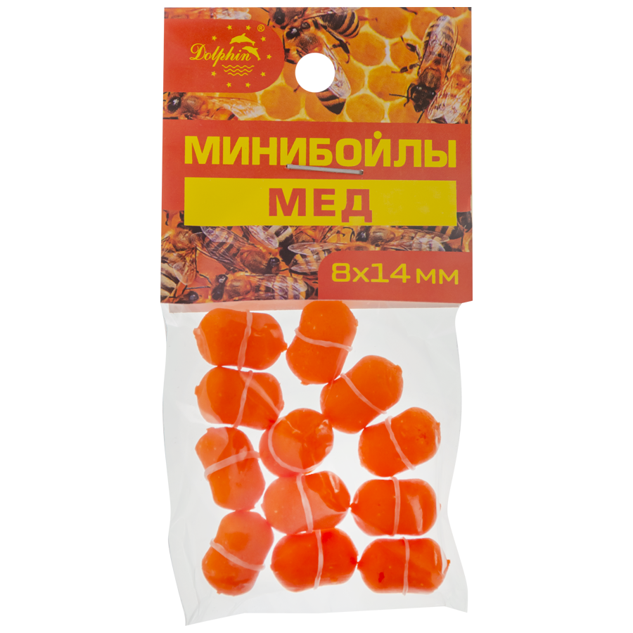 Міні-бойли Dolphin 8X14mm "мед"
