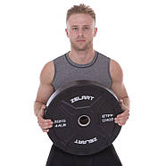 Диски 51 мм 20 кг (диски) бамперні для кросфіту Zelart Bumper Plates, фото 5