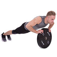 Диски 51 мм 20 кг (диски) бамперні для кросфіту Zelart Bumper Plates, фото 6