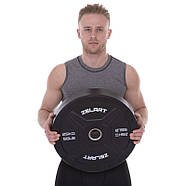 Диски 51 мм 25 кг (диски) бамперні для кросфіту Zelart Bumper Plates, фото 4