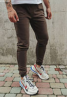 Мужские спортивные штаны на резинке и шнурке Staff khaki basic хаки KKK0560 XS, 44