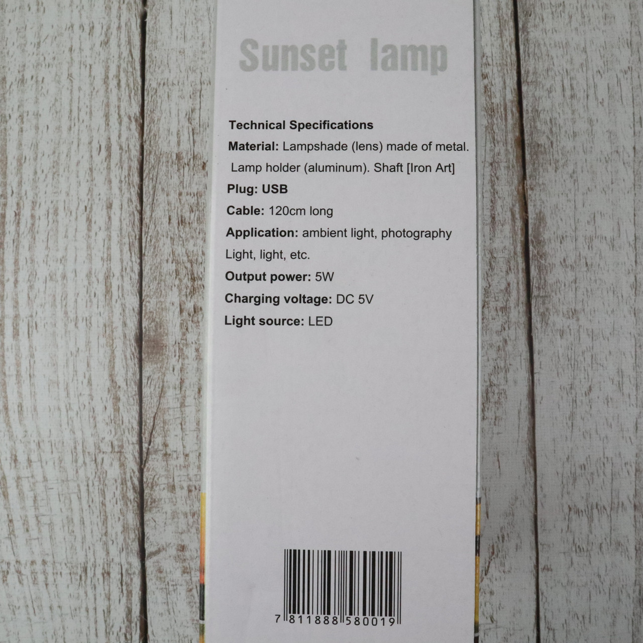 Лампа с эффектом заката рассвета Sunset Lamp (Оригинальные фото) - фото 6 - id-p1458575135