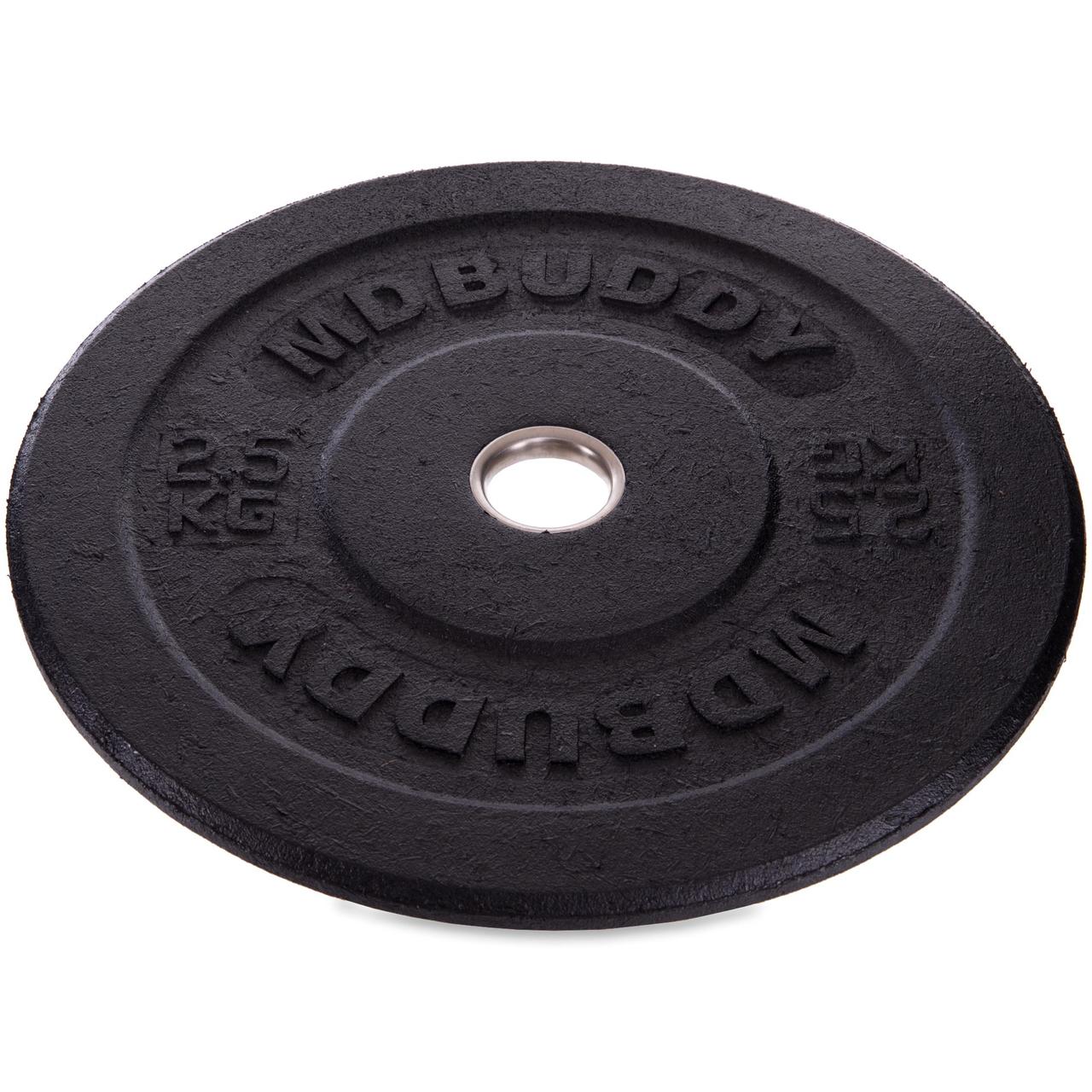 Диски 51 мм 2,5 кг (диски) бамперні для кросфіту Zelart Bumper Plates