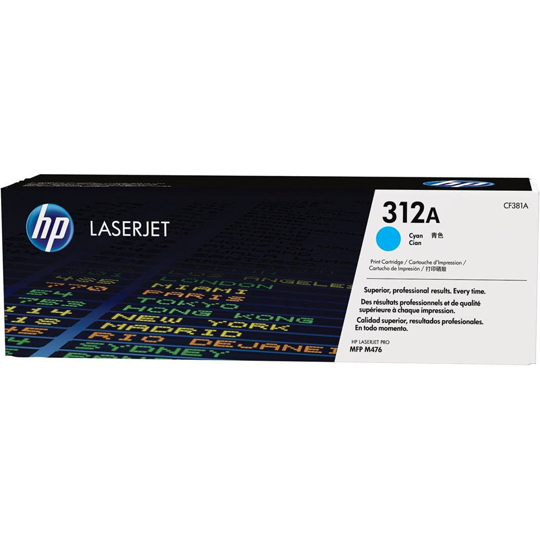 Картридж HP 312A cyan CF381A до LaserJet Pro M476dn/M476dw/M476nw