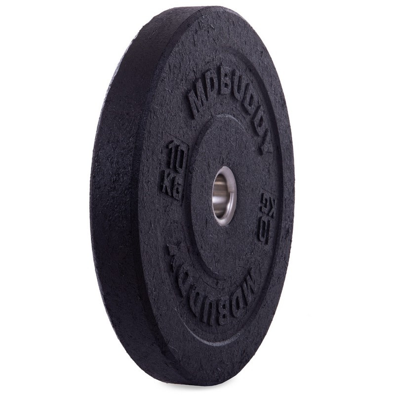 Диски 51 мм 10 кг (диски) бамперні для кросфіту Zelart Bumper Plates