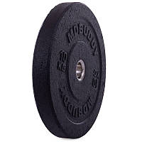 Блины 51мм 10кг (диски) бамперные для кроссфита Zelart Bumper Plates