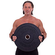 Диски 51 мм 10 кг (диски) бамперні для кросфіту Zelart Bumper Plates, фото 4