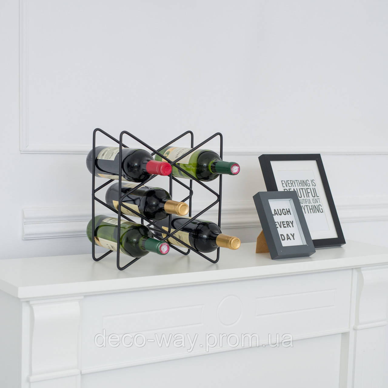 Подставка для Вина «Тоскана» на 6 Бутылок, Черная — Купить Недорого на ...