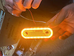 Ліхтар бічний габаритний LED NEON 12-24v Червоний, фото 5