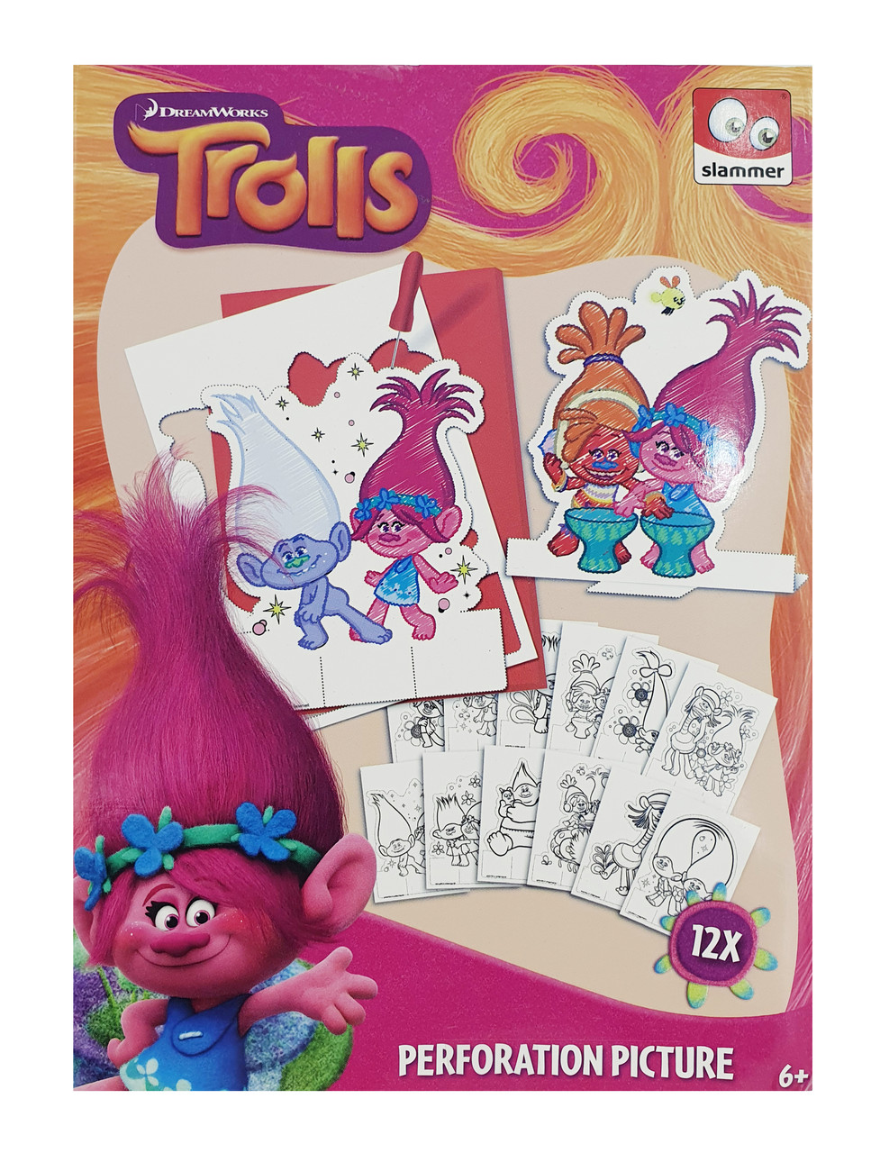 Розмальовка prikblok "Trolls" Тролі DreamWorks, фото 1