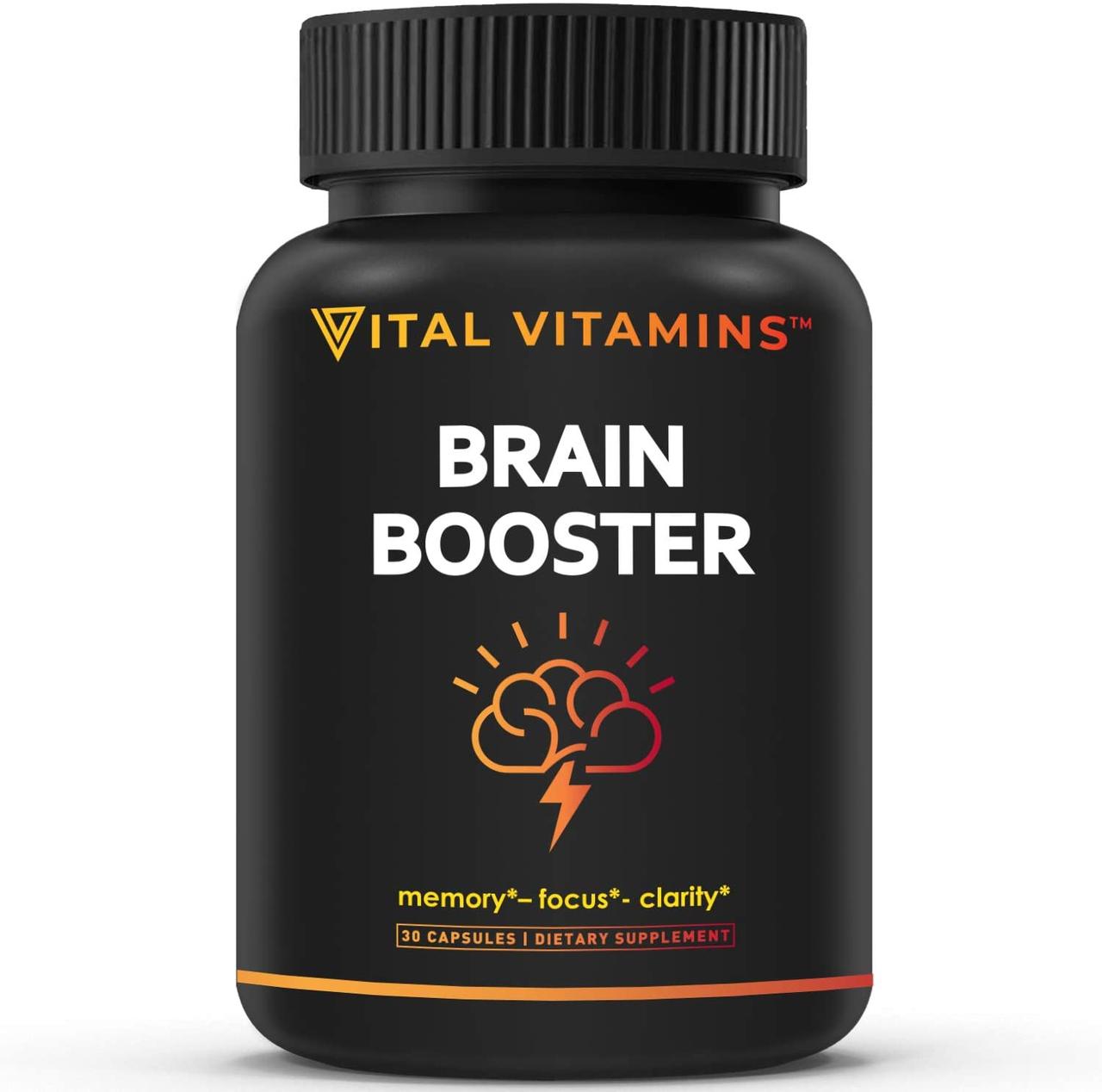 Vital Vitamins Brain Booster 30 капсул