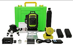 Відкалібрований Лазерний рівень Fukuda MW-94D-4GX 4D Diod Osram 2 шт акумулятора 4000мАч