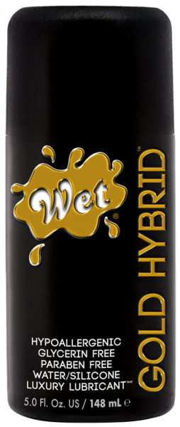WT43074 Лубрикант водно-силіконовий гібрид Wet Gold Hybrid 148 мл, фото 1