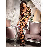 Сексуальний боді комбінезон Сітка - S/M/L - Еротична білизна, фото 3