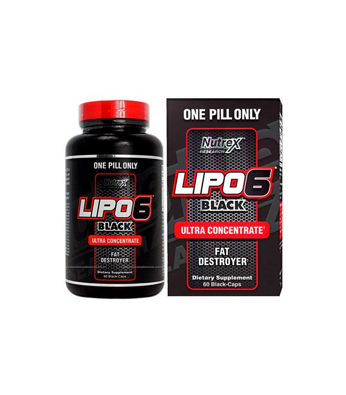 Nutrex Research, Жиросжигатель Lipo 6 Black Ultra Concentrate, 60 капсул, 60 капсул