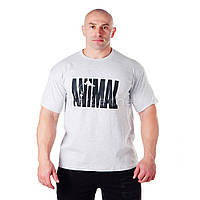 Universal Nutrition, Футболка для бодібілдингу Animal Iron Iconic Сіра, Сірий, M