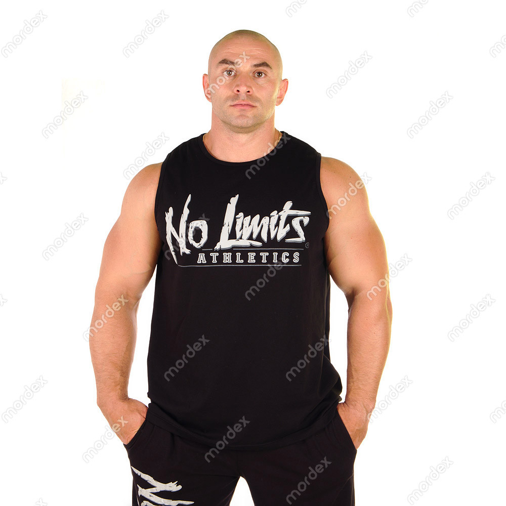 No Limits, Футболка безрукавка T-Shirts NL MD6143 чорна, Чорний, L